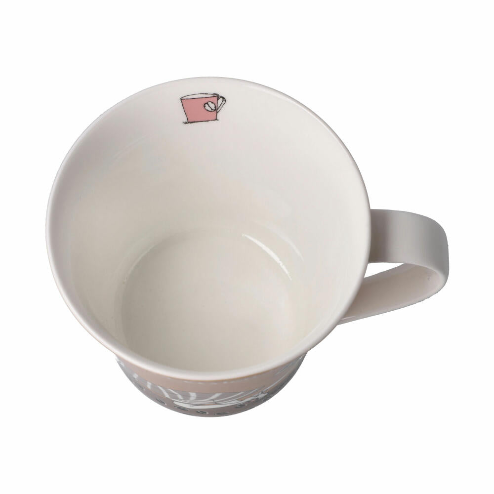 Goebel Coffee-/Tea Mug Barbara Freundlieb - Before the Coffee, Cup, Mug, Fine Bone China, Colorful, 350 ml, 27001081