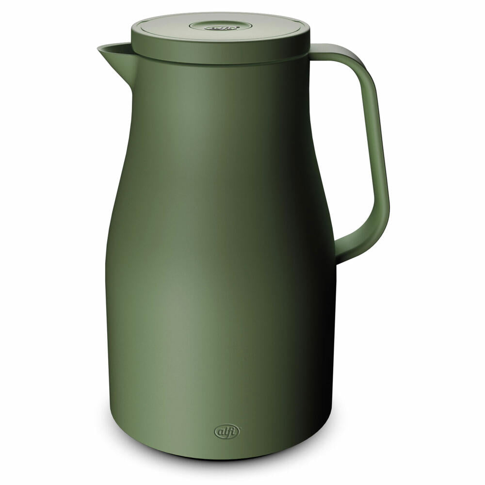 alfi insulated jug ECONSCIOUS, insulated jug, jug, coffee pot, plastic / hard glass insert, Fog Green, 1 L, 1125352100