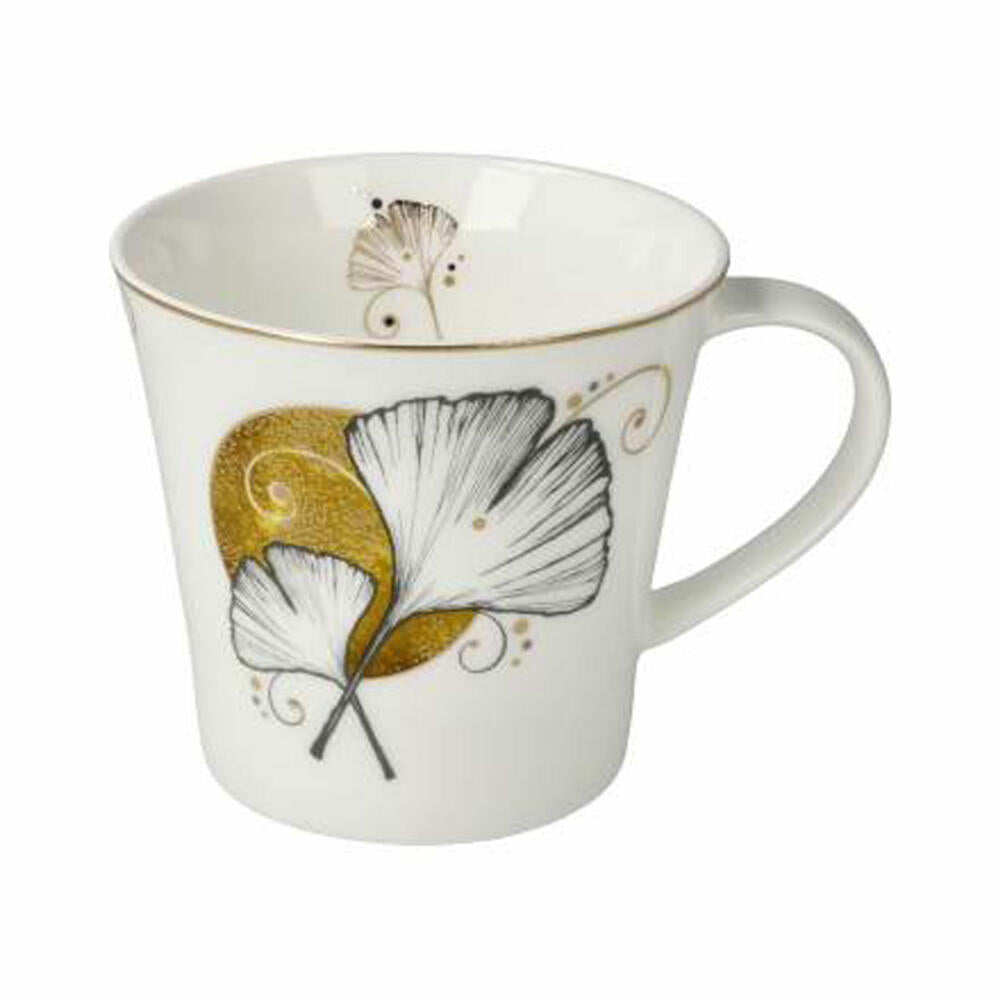 Goebel Coffee-/Tea Mug Ginkgo White, Coffee Cup, Cup, Tea Cup, Fine Bone China, 23500921