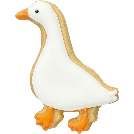 Birkmann Ausstechform Gans Klein, Ausstecher, Plätzchenform, Keks, Plätzchen, Edelstahl, 7.5 cm, 189829