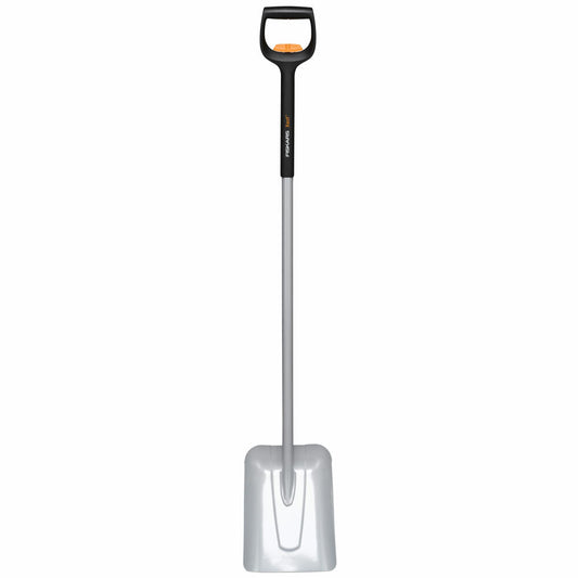 Fiskars Telescopic Shovel Xact, Shovel, Boron Steel, Steel, Plastic, Black, Orange, 140 cm, 1066734