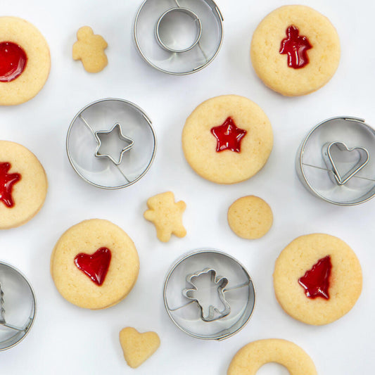 Städter cookie cutter ring in ring mini, cookie cutter, cookie shape, biscuit, biscuits, stainless steel, Ø 3 cm, 955257