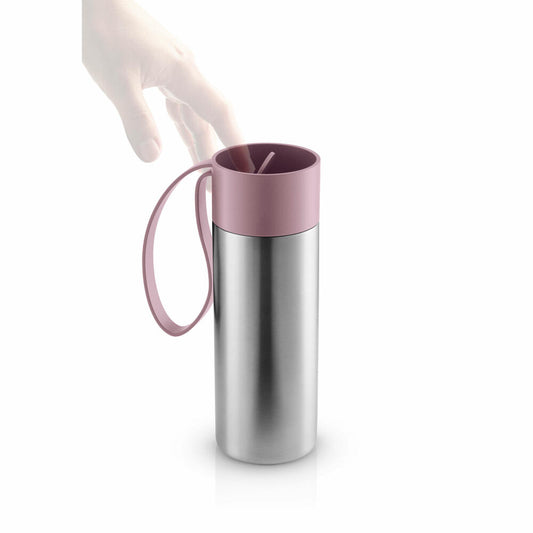 Eva Solo Isolierbecher To Go Cup, Edelstahl, Kunststoff, Silikon, Nordic Rose, 350 ml, 567004