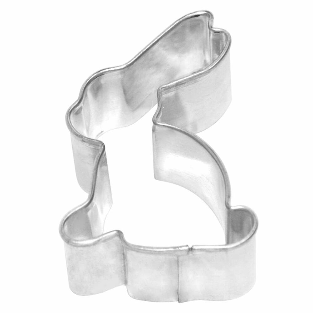 Birkmann Cookie Cutter Sitting Rabbit, Cookie Cutter, Cookie Mold, Biscuit, Tinplate, 4 cm, 110090