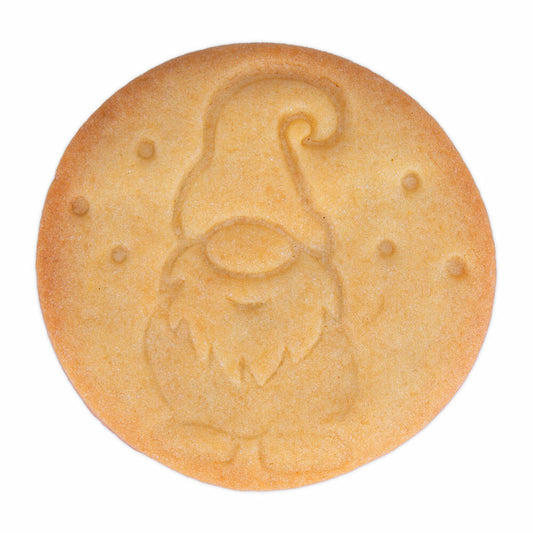 Städter Präge-Ausstecher Wichtel mit Auswerfer, Ausstechform, Plätzchenform, Keks, Plätzchen, PP-Kunststoff , Türkis, 7 cm, 170032