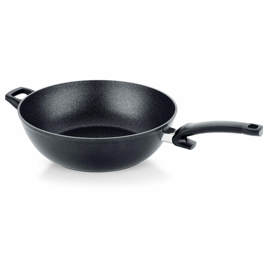 Fissler Wok Adamant, wok pan, aluminum, anthracite, 32 cm, 100-800-32-100