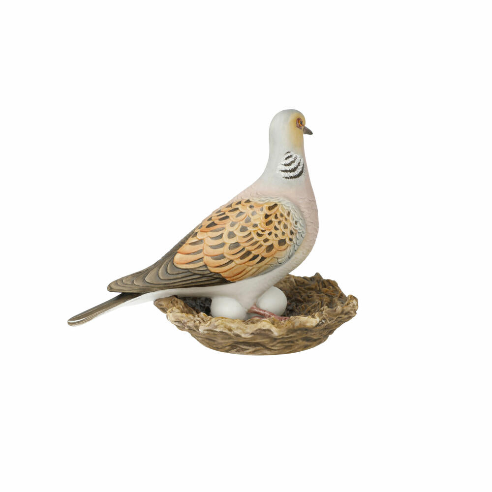 Goebel Figurine Turtledove Large, Bird of the Year 2020, Collectible Figure, Dove, Porcelain, Colorful, 14 cm, 38473211