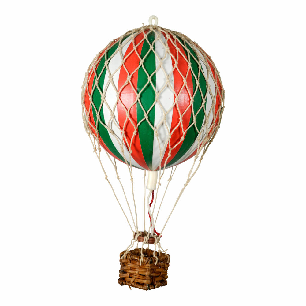 Authentic Models Hanging Decoration Floating in the Skies Tricolore, Balloon, Rattan / Paper / Plastic, AP160I