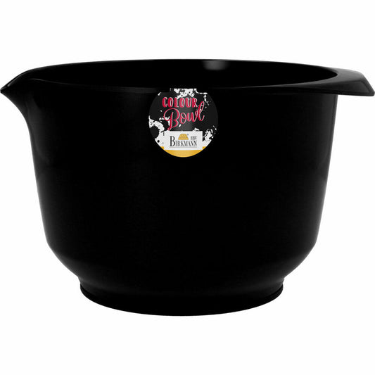 Birkmann Colour Bowl mixing and serving bowl, mixing bowl, bowl, melamine resin, black, 3 liters, 709164