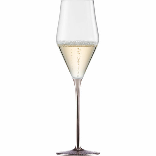Eisch Champagnergläser Ravi Platin, 2er Set, Champagnerglas, Glas, Kristallglas, 260 ml, 75851870