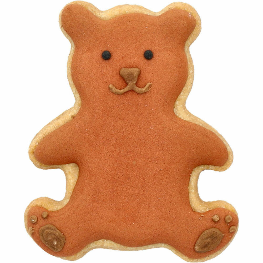 Birkmann cookie cutter teddy bear, cookie cutter, cookie shape, biscuit, cookies, stainless steel, 6.5 cm, 189898