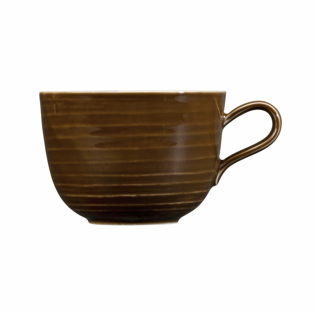 Seltmann Weiden Terra milk coffee cup, milk coffee cup, coffee cup, coffee cup, porcelain, earth brown, 400 ml, 001.765000