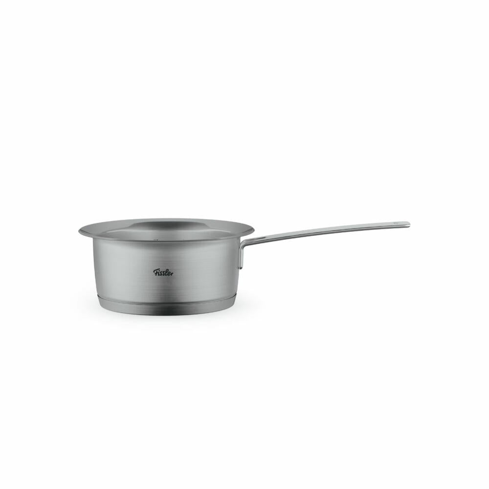 Fissler Stielkasserolle Phi Collection ohne Deckel, Edelstahl 18/10, Silbern, 16 cm, 016-153-16-100