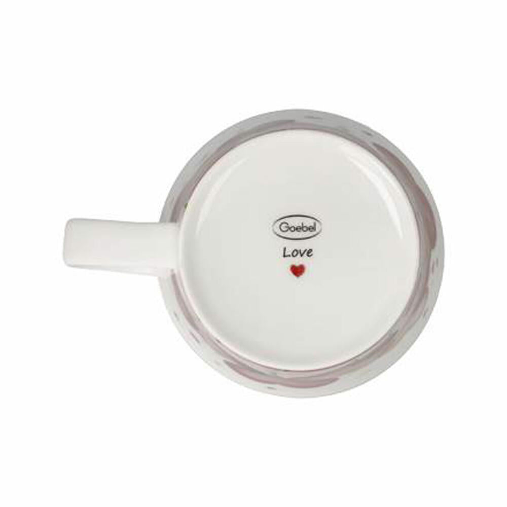 Goebel Coffee-/Tea Mug Fiore - Love, Coffee Cup, Cup, Tea Cup, Fine Bone China, Red, 23123361