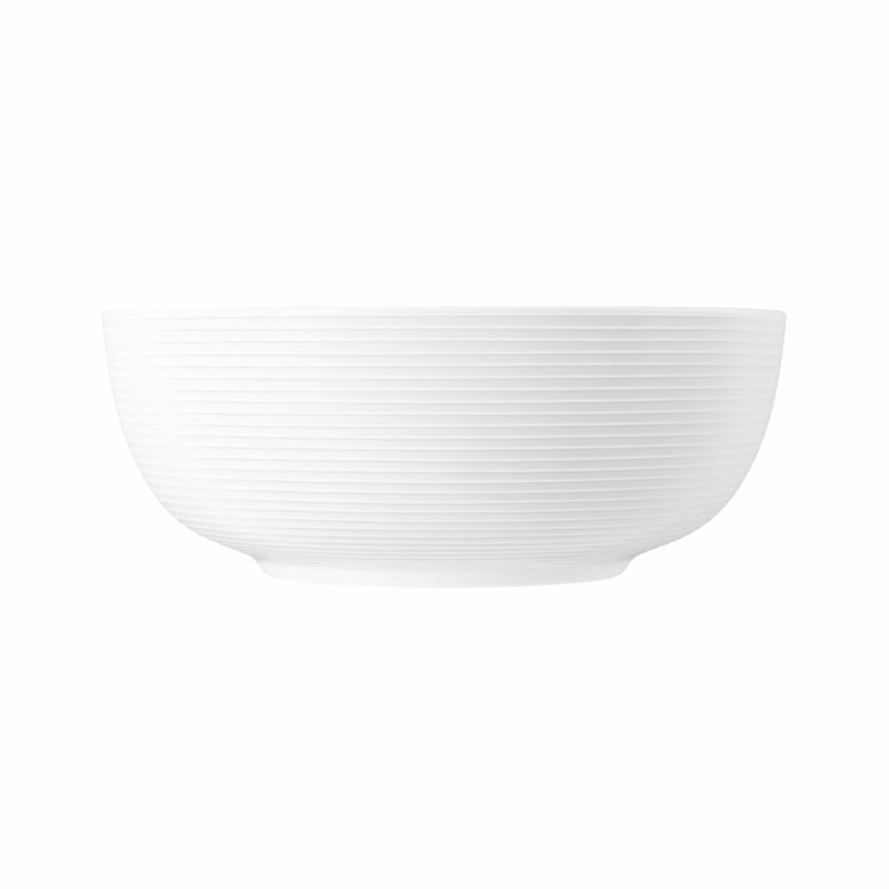 Seltmann Weiden Beat Foodbowl, bowl, bowl, cereal bowl, soup bowl, porcelain, white, Ø 20 cm, 001.757235