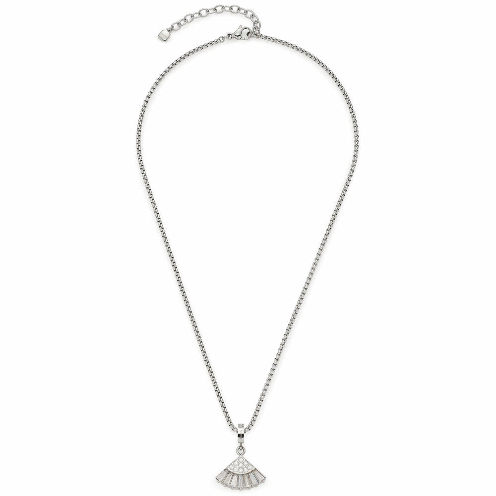 Leonardo Jewels Necklace Veronica, Chain, Necklace, Jewelry, Stainless Steel, Crystal Stones, Zirconia, Shiny Silver, 017864