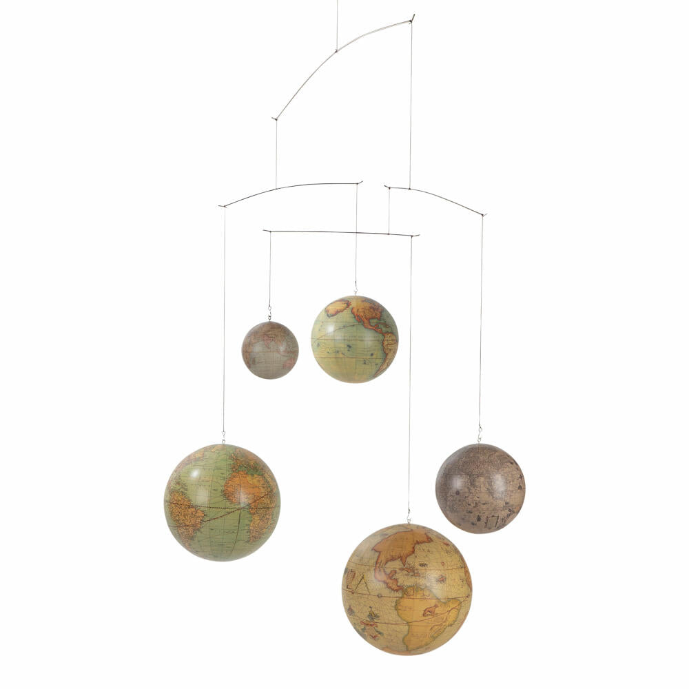 Authentic Models Mobile Globen, Hängedekoration, Globus, Kunststoff, Papier, GL060