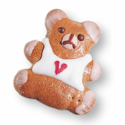 Birkmann Ausstechform Bärli, Ausstecher, Plätzchenform, Keks, Plätzchen, Weißblech, 5.5 cm, 121140