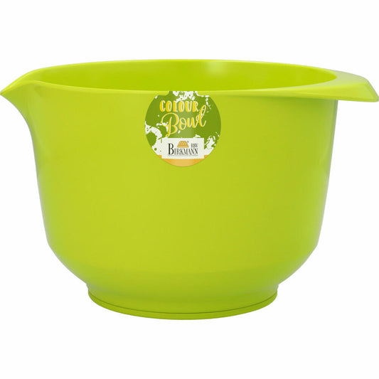 Birkmann Colour Bowl mixing and serving bowl, mixing bowl, bowl, melamine resin, lime, 2 L, 708198