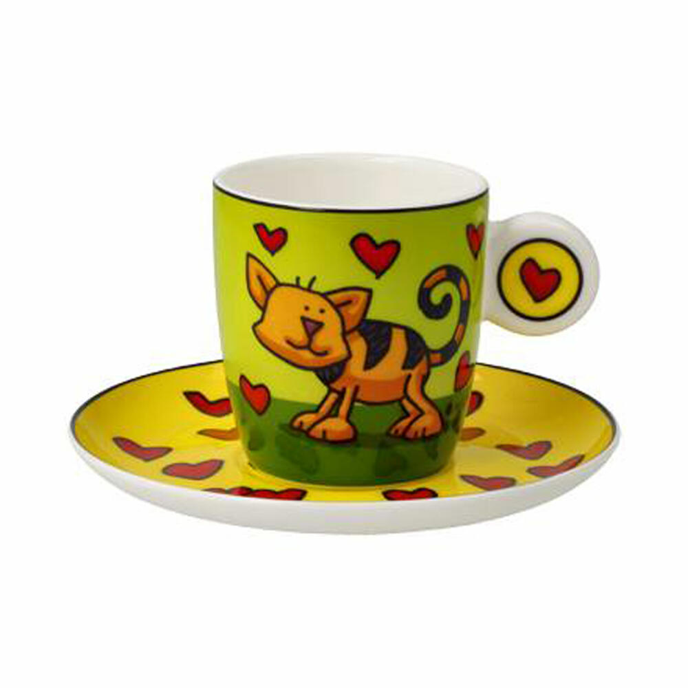 Goebel espresso cup Ed Heck - Love Cat, espresso cup, fine bone china, 67200121