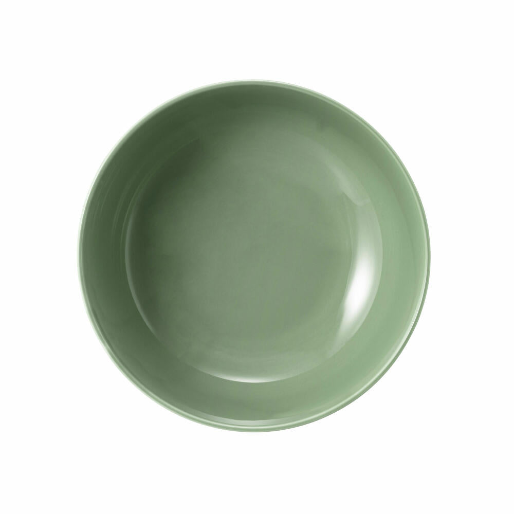 Seltmann Weiden Beat Sage Green Food Bowl, Bowl, Cereal Bowl, Soup Bowl, Porcelain, Green, Ø 20 cm, 001.757383
