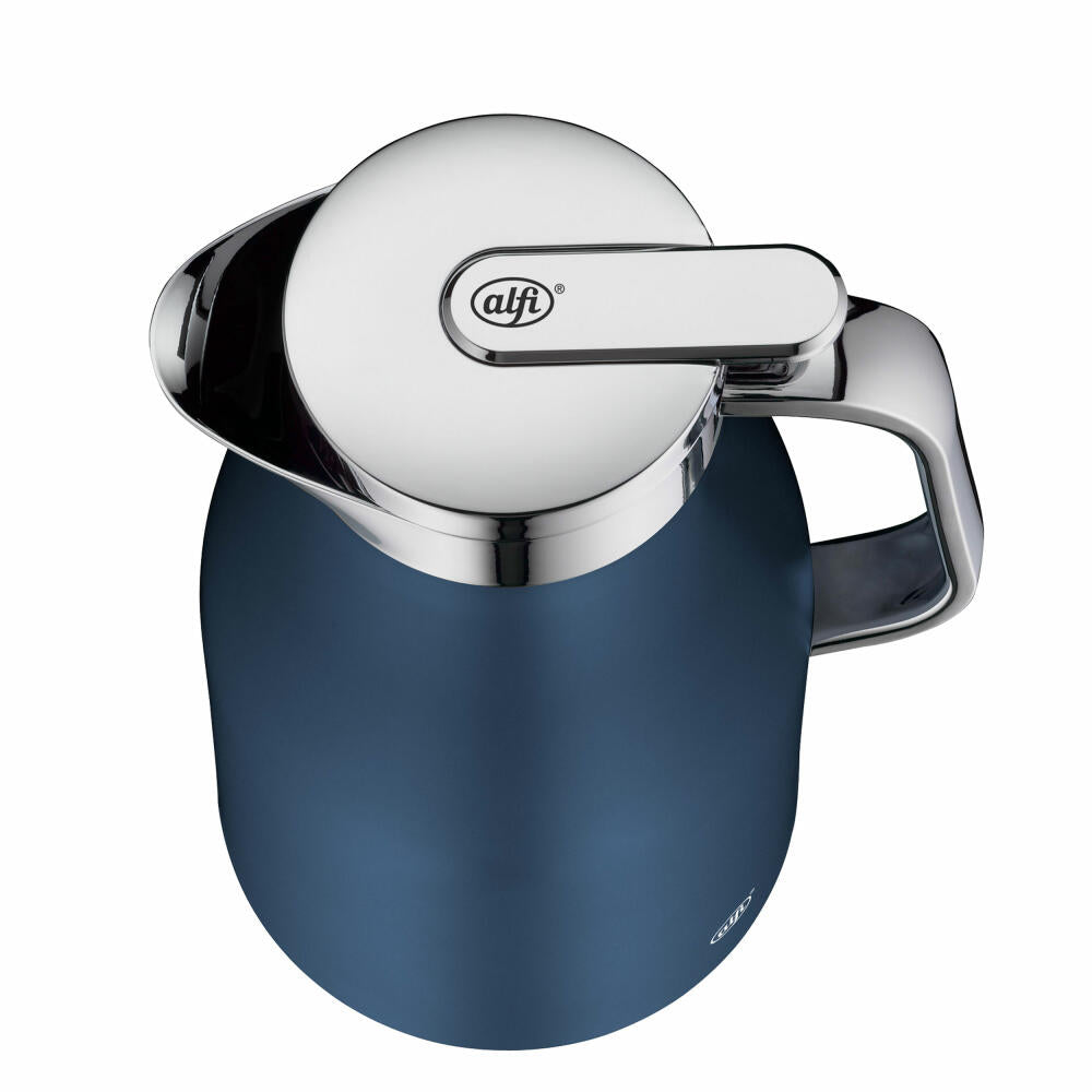 Alfi Skyline vacuum flask, thermos flask, stainless steel, dark denim matt, 1 L, 1321296100