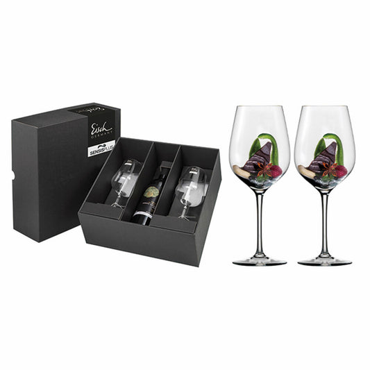 Eisch Rotweinglas 2er Set Cuvée Superior Sensis plus, Weinglas, Kristallglas, 600 ml, 25003020