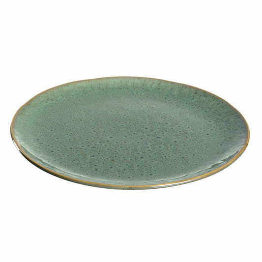 Leonardo ceramic plate MATERA, plate, dinner plate, ceramic, green, 27 cm, 018542