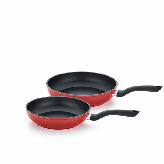 Fissler pan set Cenit Red Induction 2-piece, aluminum, red, 24 + 28 cm, 045-304-02-100