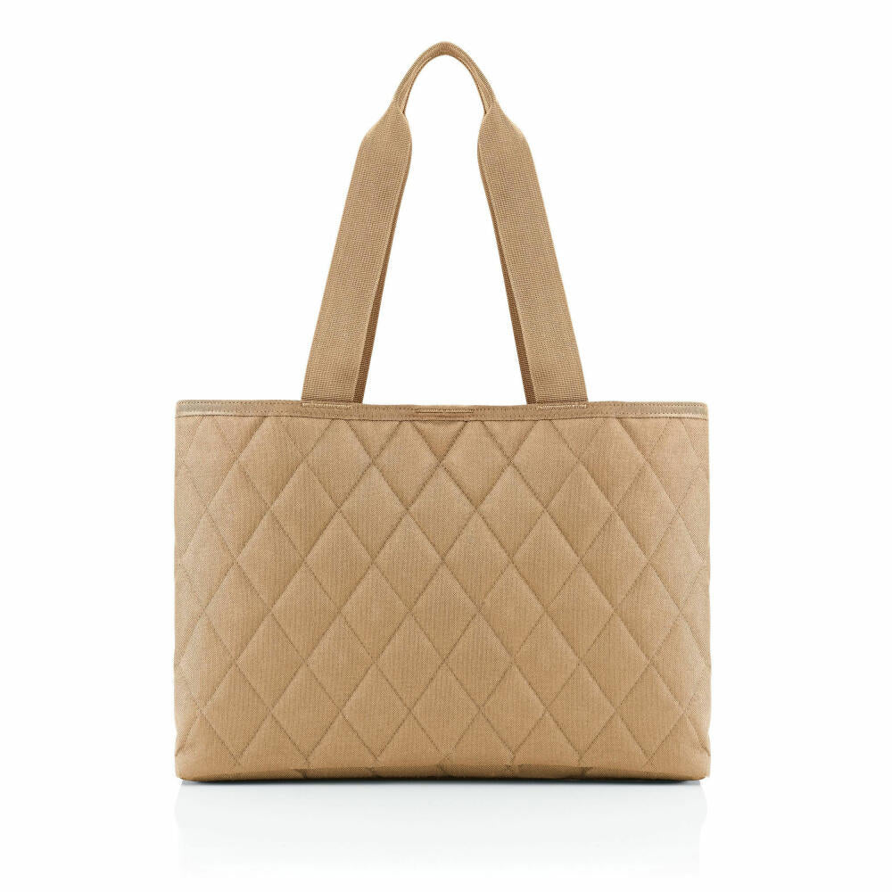 reisenthel classic shopper L, Einkaufstasche, Tragetasche, Rhombus Ginger, 12 L, DK6045