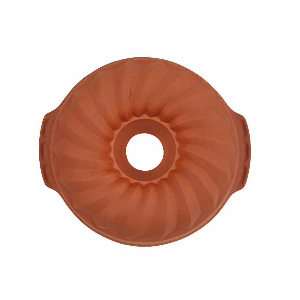 Römertopf cake baking pan wreath, wreath baking pan, cake baking pan, wreath cake pan, clay, terracotta, 2.3 L, 2 270 05