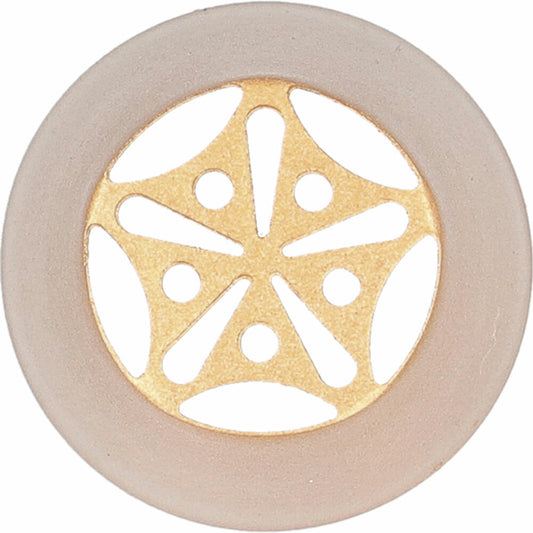 Birkmann Blütentülle Nr. 90, Spritztülle, Garniertülle, Backzubehör, Edelstahl, Kupferfarben, Ø 23 mm, 409194