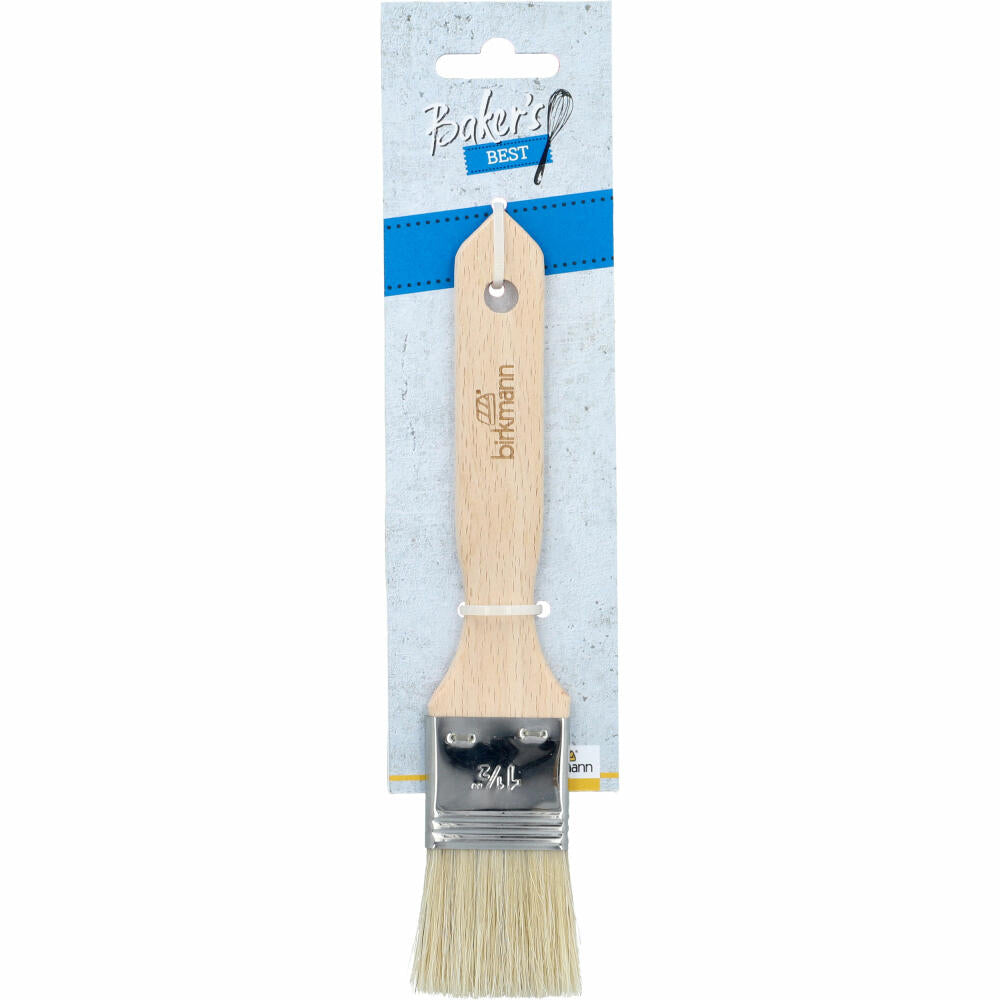 Birkmann Bakers Best Baking Brush, Kitchen Brush, Cooking Brush, Beechwood, Width 3.5 cm, 424142