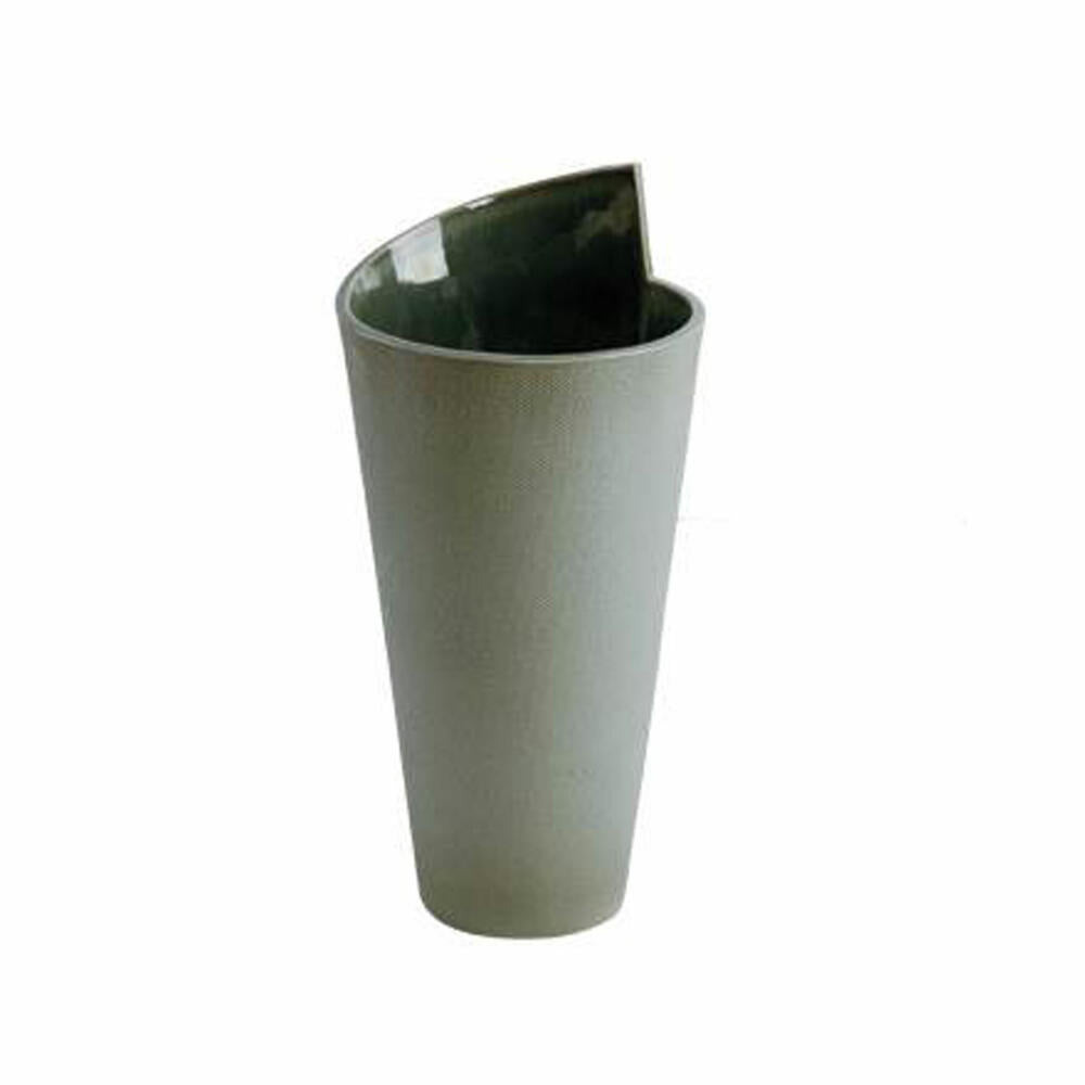 Goebel Vase Sirikit, flower vase, decorative vase, stoneware, green, H 31 cm, 39000041