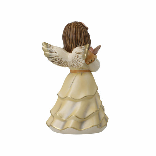 Goebel Figurine Bring me Luck, Christmas, Heavenly Messenger, Stoneware, Champagne, 41635071