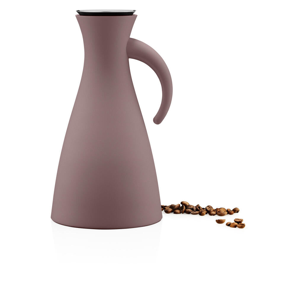 Eva Solo insulated jug, thermo jug, stainless steel, plastic, Vintage Brown, 1 L, 502885