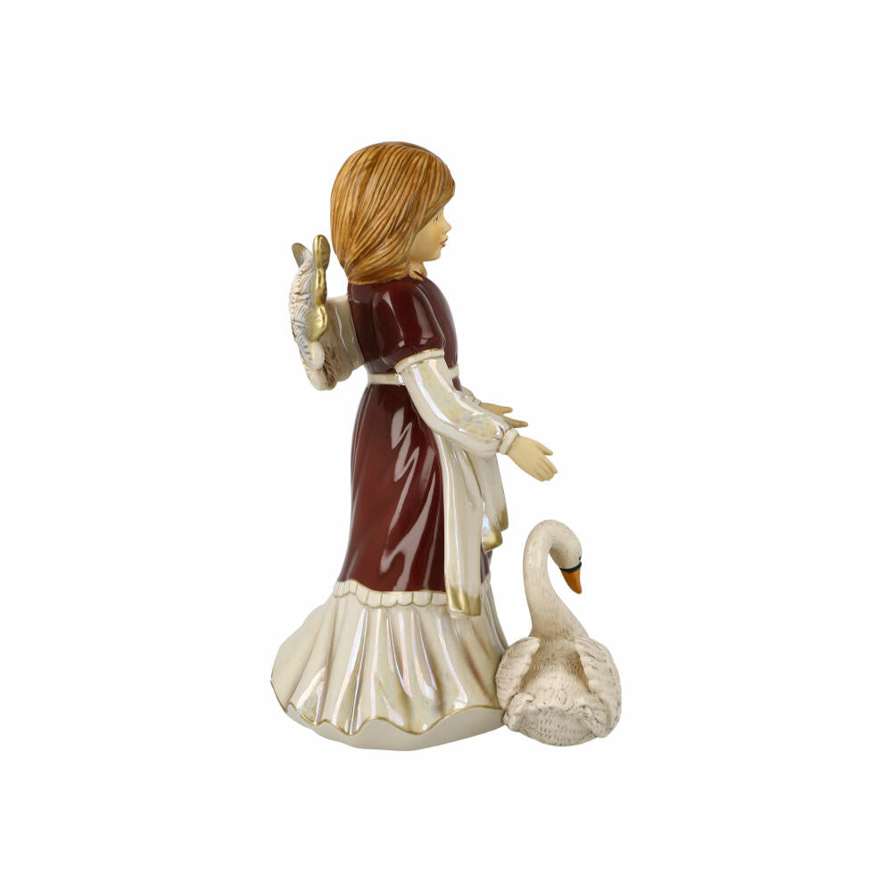 Goebel Angel Graceful Swan Friend, Decorative Figure, Stoneware, Annual Color, 26 cm, 41670231