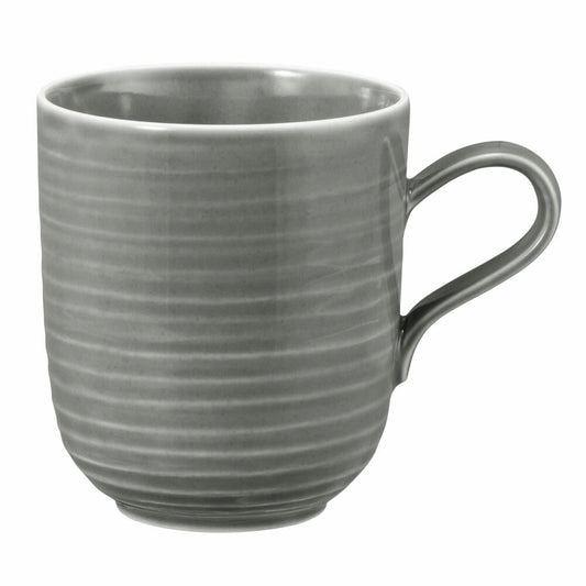 Seltmann Weiden Terra Becher, Kaffeebecher, Teetasse, Tasse, Porzellan, Perlgrau, 400 ml, 001.764991