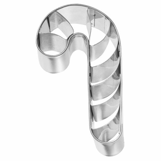 Birkmann cookie cutter candy cane, cookie cutter, cookie shape, biscuit, cookies, stainless steel, 7 cm, 195530