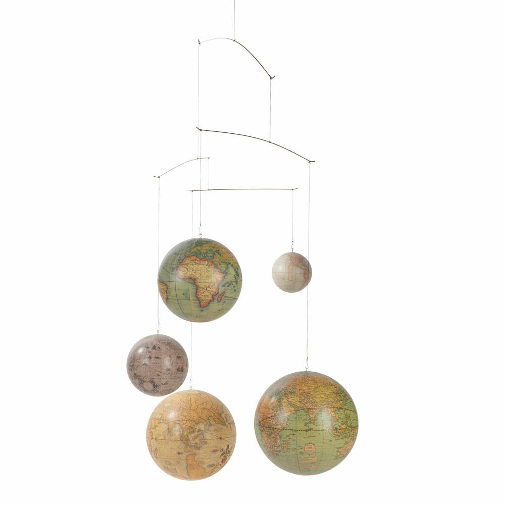 Authentic Models Mobile Globen, Hängedekoration, Globus, Kunststoff, Papier, GL060