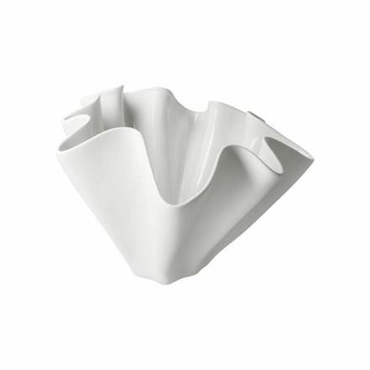 Goebel Vase Valentina, flower vase, decorative vase, biscuit porcelain, white, H 19.5 cm, 14005741