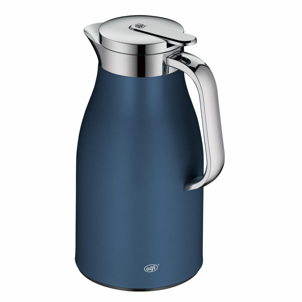 Alfi Skyline vacuum flask, thermos flask, stainless steel, dark denim matt, 1 L, 1321296100