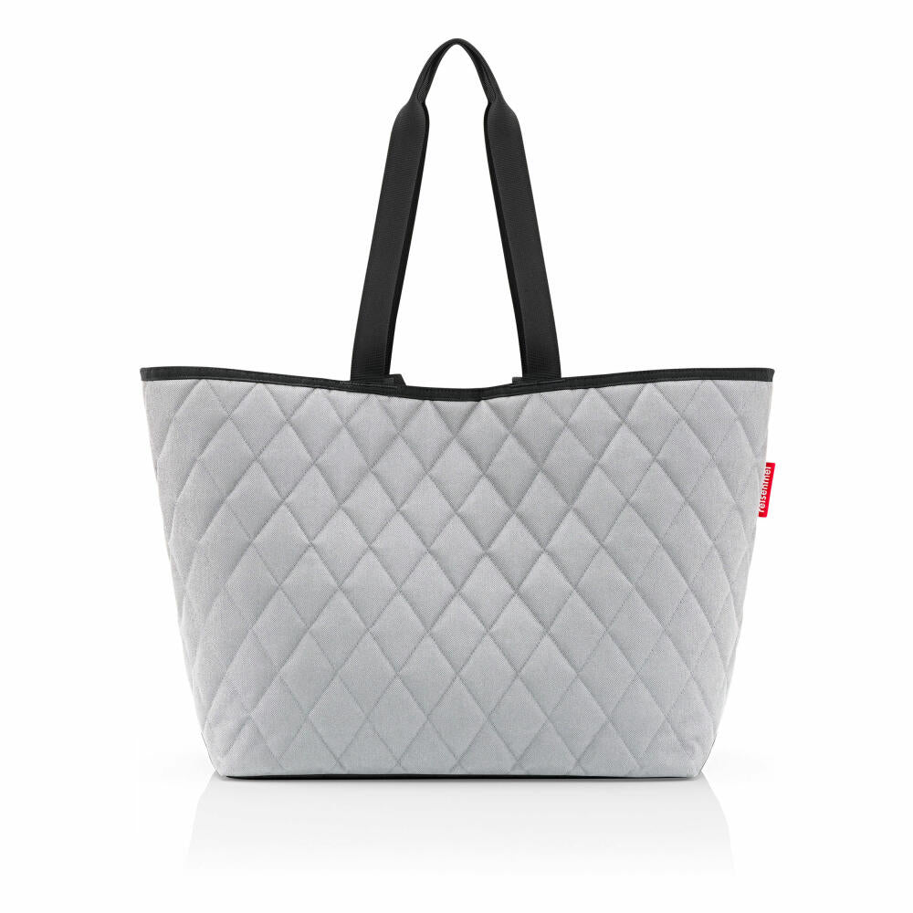 reisenthel classic shopper XL, Einkaufstasche, Tragetasche, Rhombus Light Grey, 26 L, DL7060