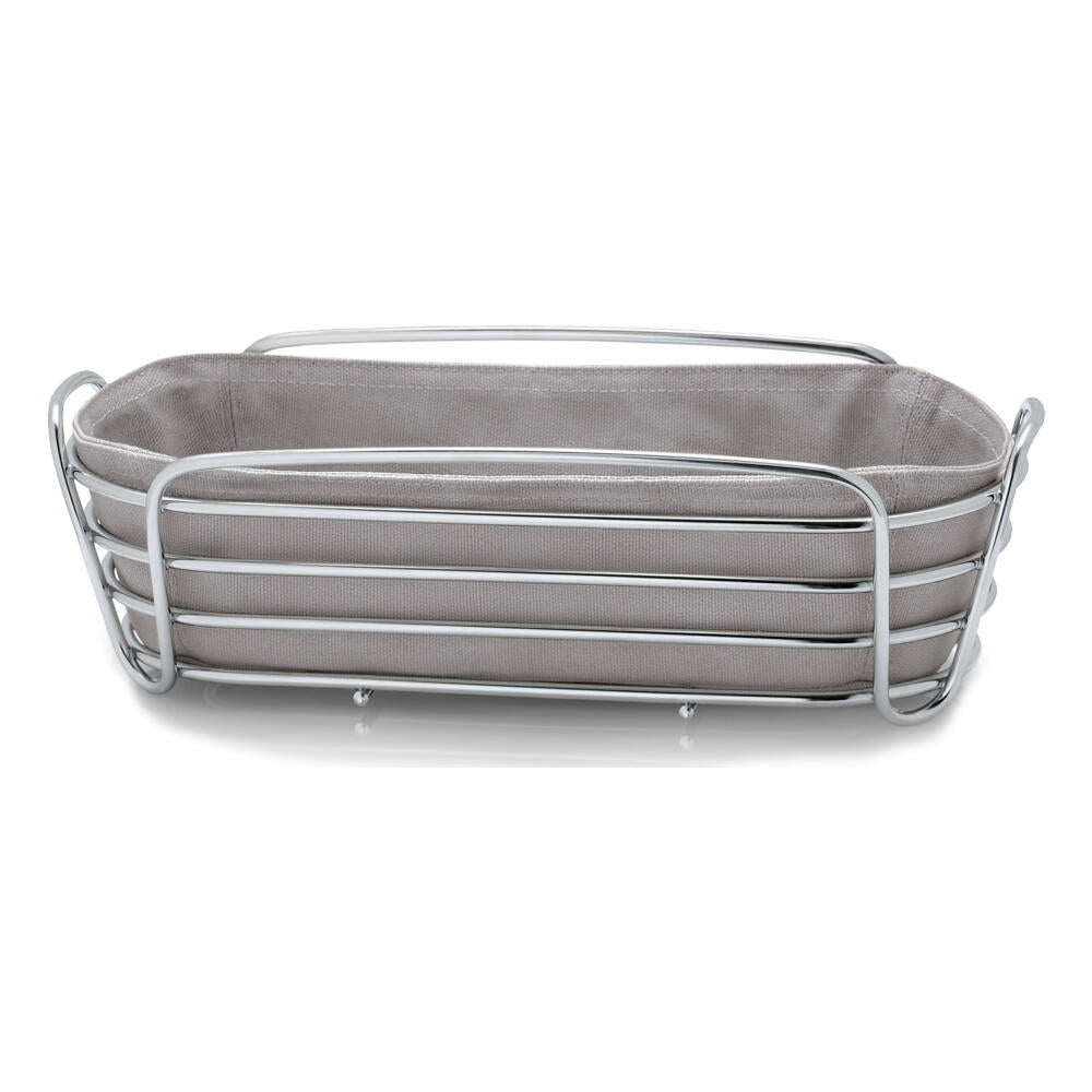 Blomus Delara Brotkorb, Korb, Brotbehälter, Brot, Polystone, Taupe, 9.5 cm, 63676