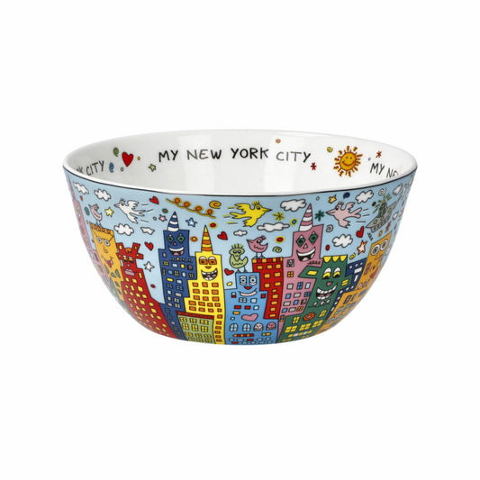 Goebel Schale James Rizzi - My New York City Day, Pop Art, Fine Bone China, Bunt, 15 cm, 26103131