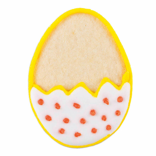 Städter Präge-Ausstecher Ei mit Prägesteg, Ausstechform, Plätzchenform, Keks, Plätzchen, Weißblech, 5.5 cm, 952943