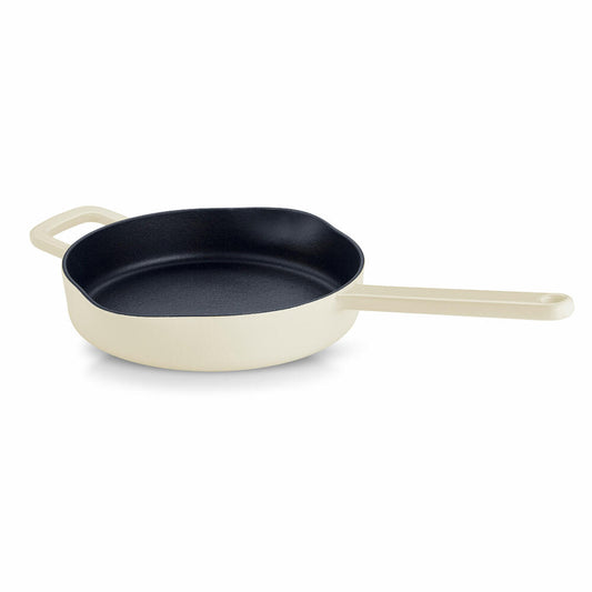 Fissler pan Moments Collection, frying pan, cast iron, ivory white, 26 cm, 064-300-26-100