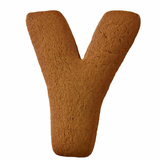 Birkmann cookie cutter letter Y, cookie cutter, cookie mold, biscuit, cookies, stainless steel, 6 cm, 196537