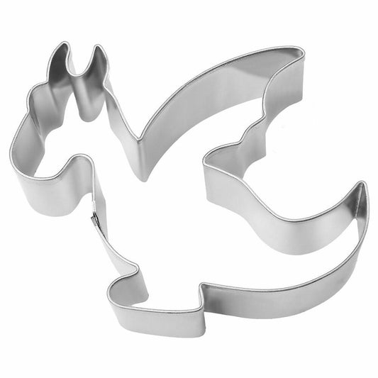 Birkmann cookie cutter castle dragon, cookie cutter, cookie mold, biscuit, cookies, stainless steel, 7 cm, 191730