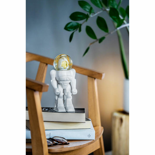 Donkey Products decorative figure The Action Hero, Summer Globe, action figure, shaking globe, polyresin, glass, white, 330495